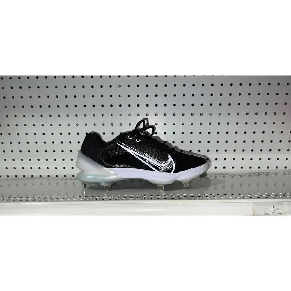 Nike Force Zoom Trout 7 Pro Mens Metal Baseball Cleats Size 8.5 Black White